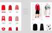 14个简约时尚女性服装店网页设计UI素材下载（含psd和sketh源文件）