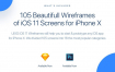 iPhone X 超过100+以上的最新ios11 app规范设计原型