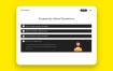 黄色系的web设计模板素材下载(提供Sketch格式下载）