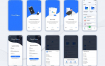 21个云存储移动应用app界面UI设计素材下载