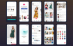 100个时髦的电子商务应用app界面UI设计素材下载