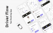 50多个出租车租车共享用车iOS界面ui设计优质设计素材下载（提供XD和sketch格式源文件）