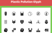 150个垃圾回收塑料污染图标矢量素材打包下载