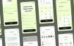 50个时尚小清新的app界面设计素材提供figma格式源文件下载