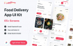 外卖送餐应用UI界面设计素材下载